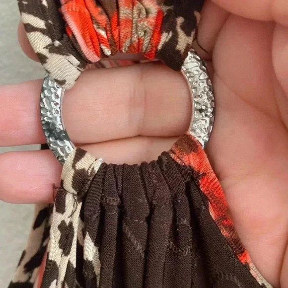 💥Lavish Retro Vibes Preowned Plus-size Multicolor Multi-Print Top - Picture 4 of 7